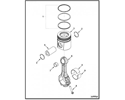 Палец поршня 4931041