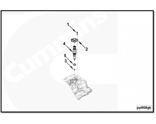 Шайба форсунки 5290486, 3900808, F00VC17503