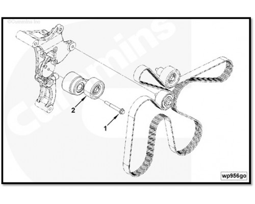 Натяжитель ремня 4980639