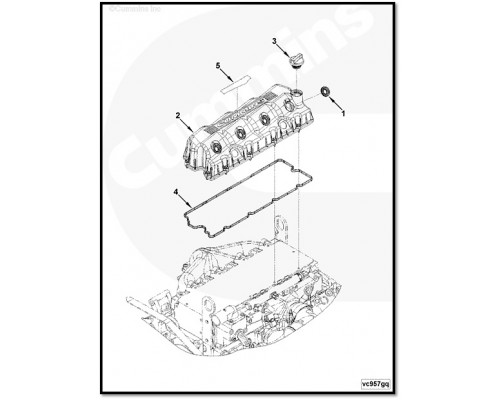 Крышка горловины масляной 4946237